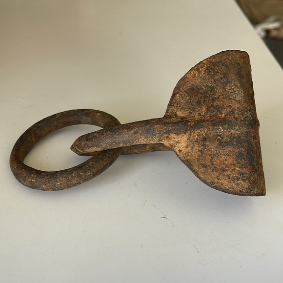 Vintage rusty crusty primitive mast pulley - Picture 3 of 5